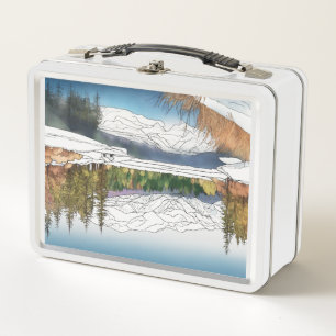Custom Crafted Mealbox Fashionably Packed metal . Lunch Box