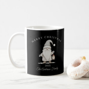 Custom cream white gnome Christmas gift Coffee Mug