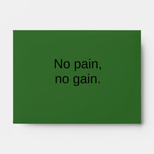Custom Creat Your Own text GYM motivation Envelope