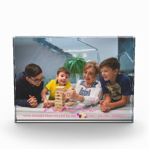 Custom Create Personalised Photo Block Gift