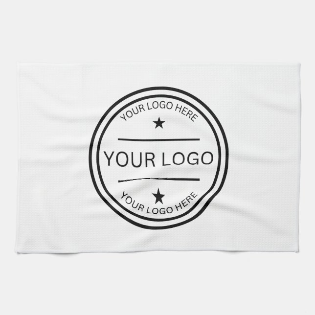 Custom Create Your Own Design Housewarming Gift Tea Towel (Horizontal)