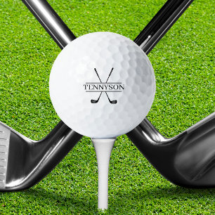 Custom Create Your Own Elegant Monogrammed Name Golf Balls