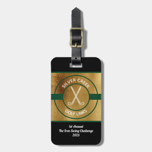 Custom Create Your Own Golf Green Tournament Luggage Tag