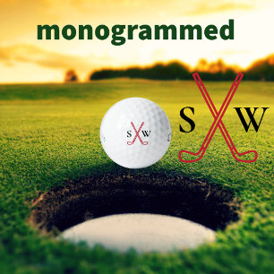 Custom Create Your Own Golf Theme Monogrammed Golf Balls