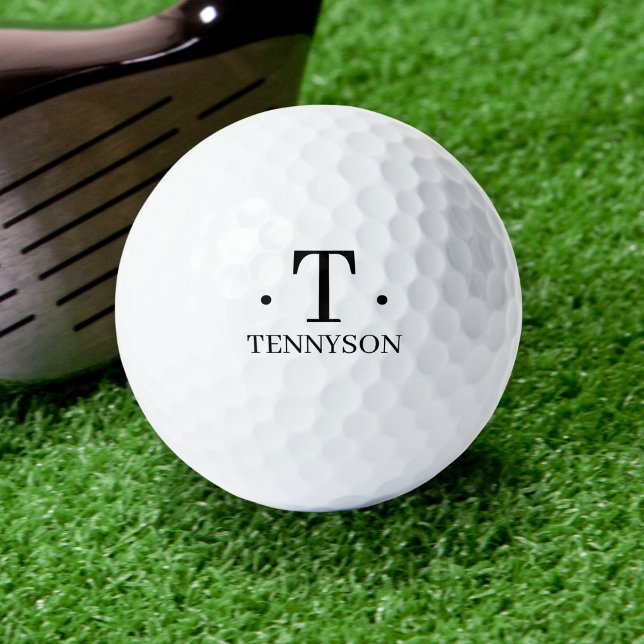 Custom Create Your Own Golf Theme Monogrammed Golf Balls (Creator Uploaded)