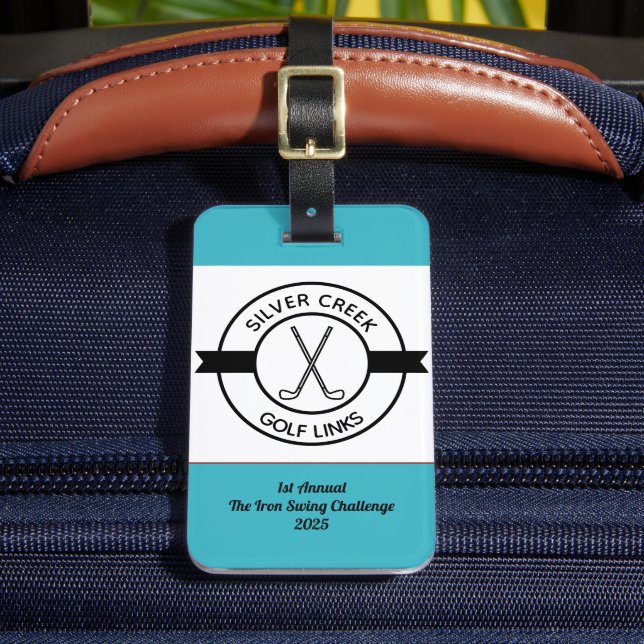Custom Create Your Own Golf Tournament Luggage Tag (Front Insitu 2)