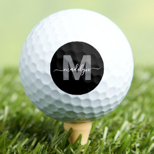 Custom Create Your Own Initial Name Monogrammed Golf Balls