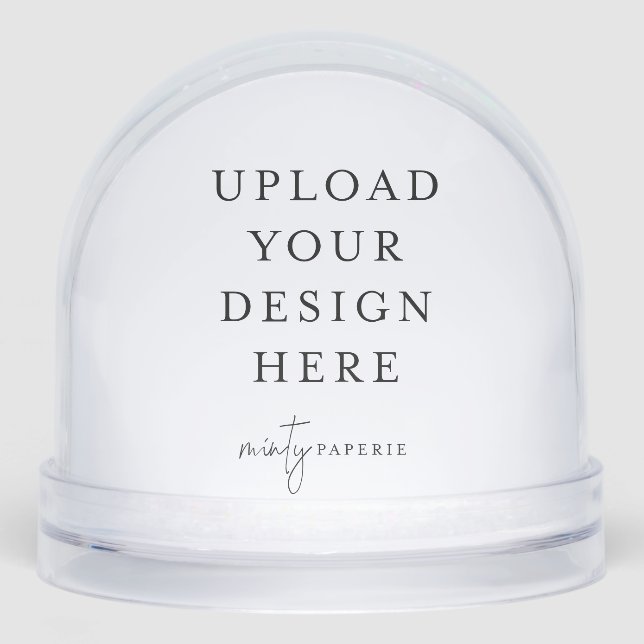 Custom Create Your Own Snow Globe (Front)
