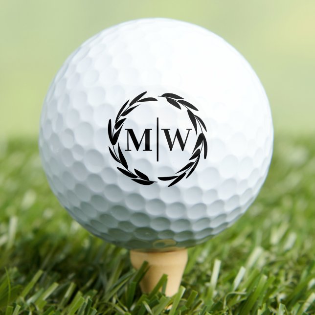 Custom Crest Monogram Golf Balls (Custom Crest Monogram Golf Balls)