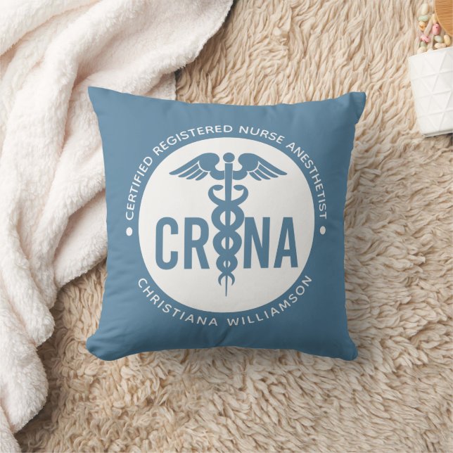 Custom CRNA Certified Registered Nurse Anaesthetis Cushion (Blanket)