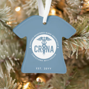 Custom CRNA Certified Registered Nurse Anaesthetis Ornament