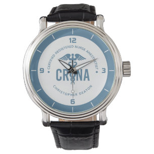 Custom CRNA Certified Registered Nurse Anaesthetis Watch