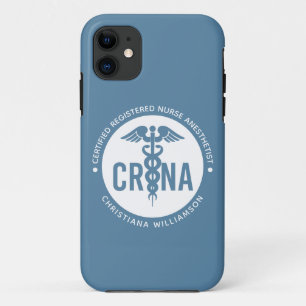 Custom CRNA Certified Registered Nurse Anesthetist Case-Mate iPhone Case
