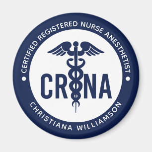 Custom CRNA Certified Registered Nurse Anesthetist Magnet