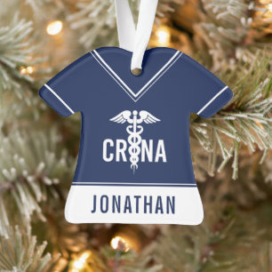 Custom CRNA Certified Registered Nurse Anesthetist Ornament