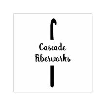 Custom Crochet Self Inking Rubber Stamp
