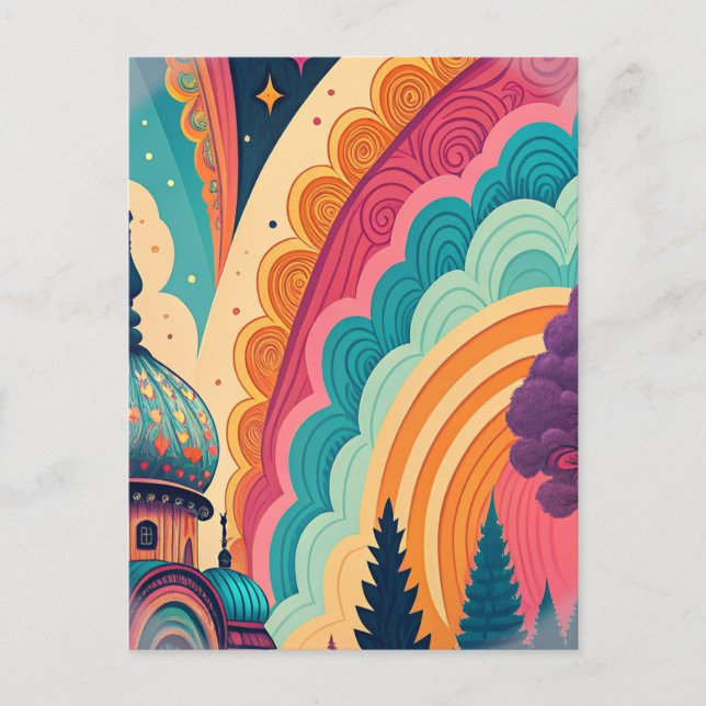 Custom Cropped Fantasy Art Postcard (Front)