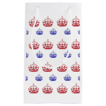 Custom Crown themed Gift Bag - Small, Glossy
