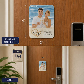 Custom Cruise Door Photo Personalised Stateroom Magnet