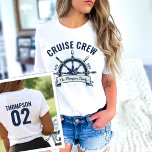 Custom Cruise Or Lake Family Vacation Matching T-Shirt<br><div class="desc">Set sail in style with the "Custom Cruise or Lake Family Vacation Matching T-Shirt" – a versatile and personalised addition to your vacation wardrobe. Whether you're cruising on the open sea or relaxing by the lake, these shirts are designed to add a nautical touch and create a unified look for...</div>
