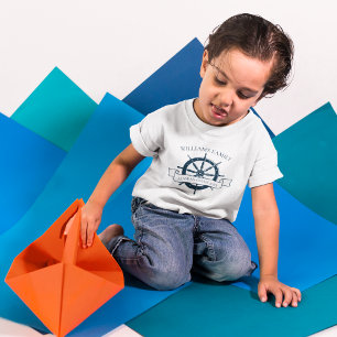 Custom Cruise Ship Nautical Family Vacation Kids T-Shirt