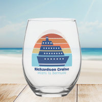 Custom Cruise Ship Trip Sunset Keepsake
