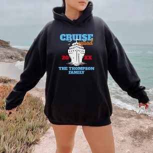 Custom Cruise Squad 2024 Personalised Funny Group Hoodie