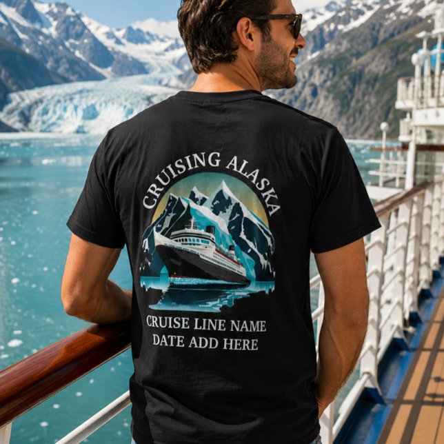Custom Cruising Alaska Ship Embarkation  T-Shirt (Creator Uploaded)