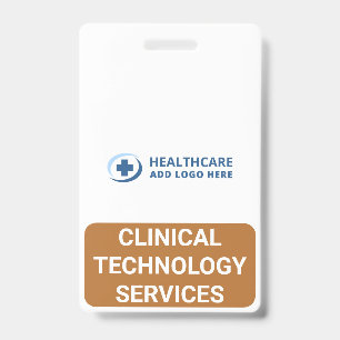 Custom CTS Clinical Technology Services Companion ID Badge