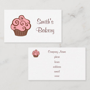 Custom Cupcake Business Cards