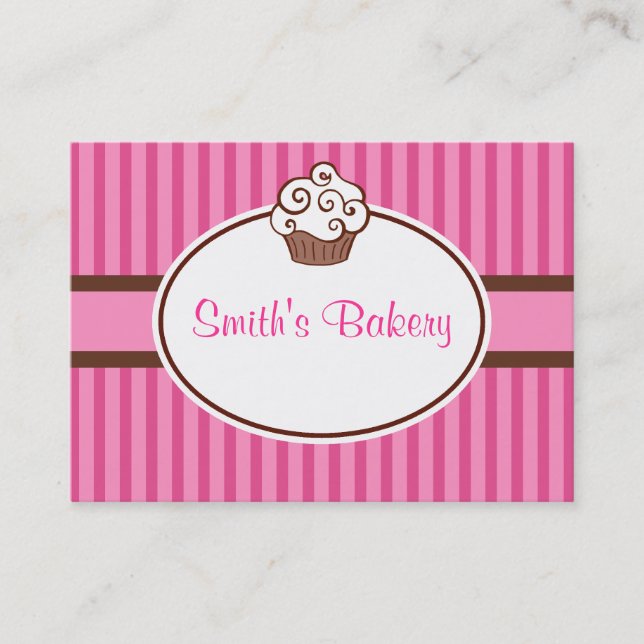 Custom Cupcake Business Cards (Front)