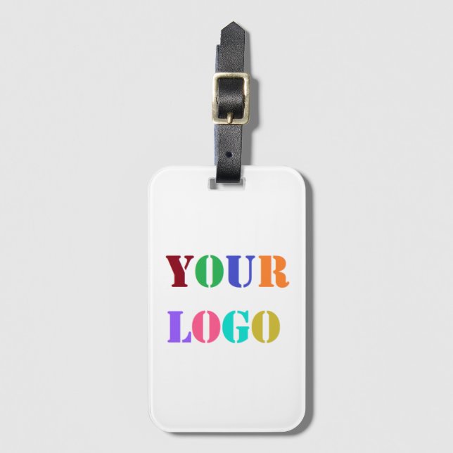 Custom Cusiness Logo Personalised Luggage Tag (Front Vertical)