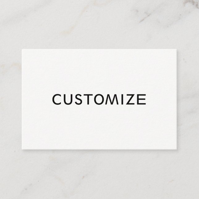 Custom Customise Blank  Business Logo Card (Front)
