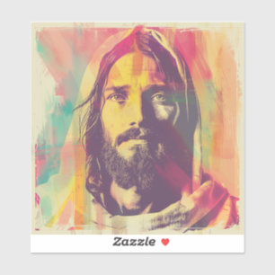 Custom-Cut Jesus Vinyl Sticker