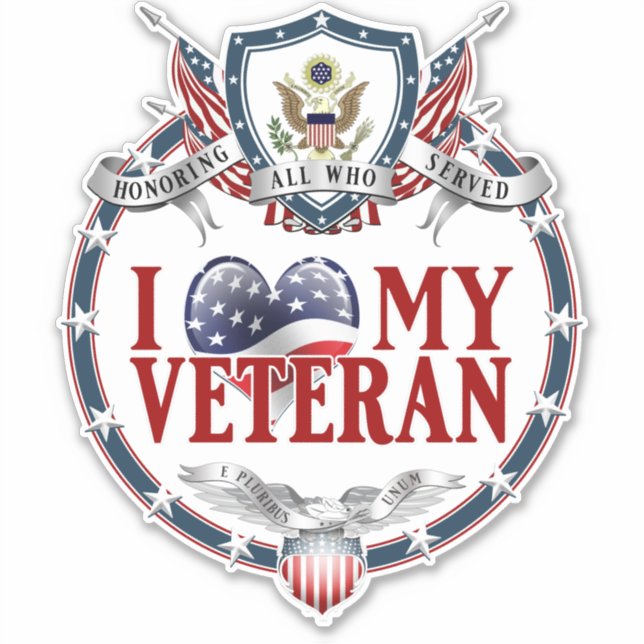 Custom-Cut Luv My Veteran (Front)