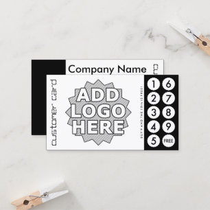 custom cut out punch cards