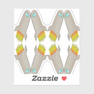 Custom-Cut Vinyl Sticker