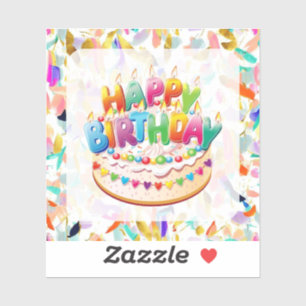 Custom-Cut Vinyl Sticker