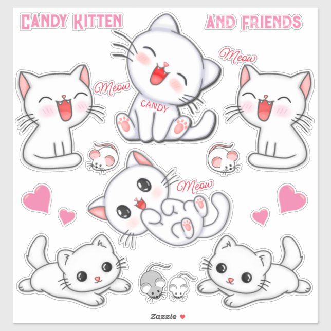 Custom-Cut Vinyl Sticker (Sheet)