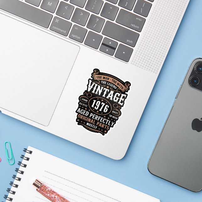 Custom-Cut Vinyl Sticker (Laptop w/ iPhone)