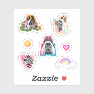 Custom-Cut Vinyl Sticker