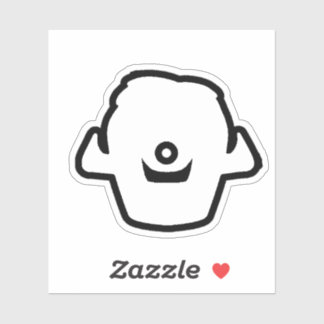 Custom-Cut Vinyl Sticker