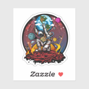 Custom-Cut Vinyl Sticker