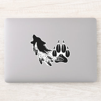 Custom cut vinyl Sticker - Littlewolf- Scott