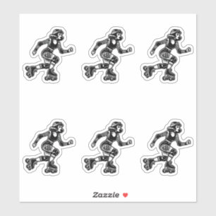 Custom-Cut Vinyl Sticker: Roller Girl