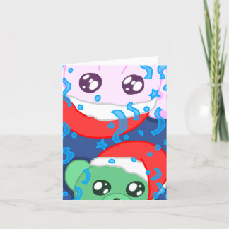 Custom Cute Animal Themed Christmas Card