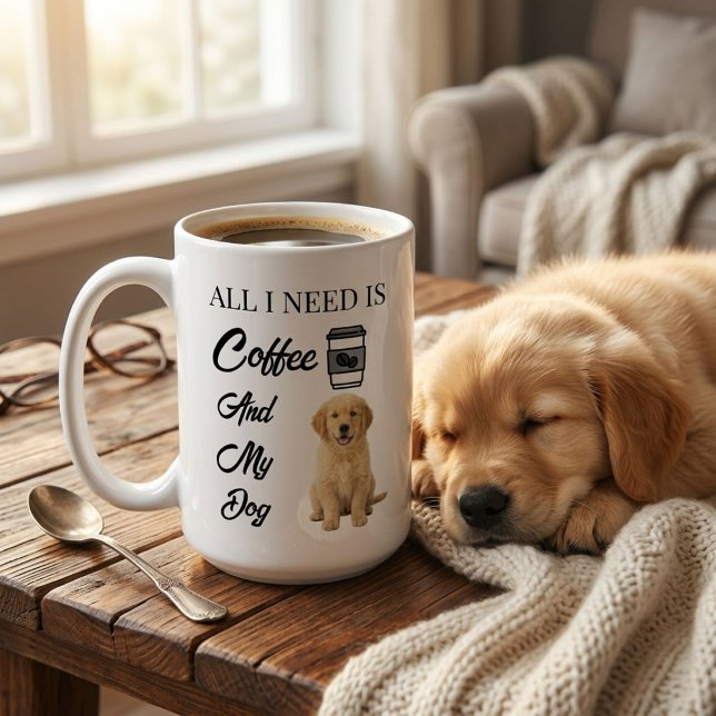 Custom Cute Dog Lover Personalised Coffee Mug (Creator Uploaded)