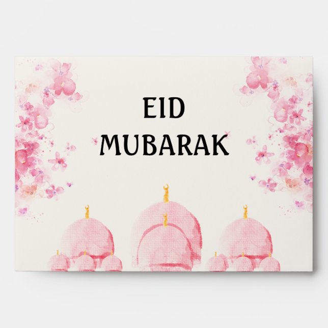 Custom Cute Eid Money Card Envelopes (Front)