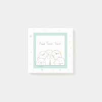 Custom Cute Ghost Family Girly Green Design