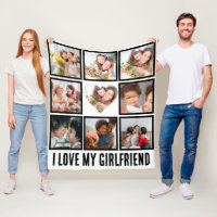 Custom Cute I love my girlfriend 9 Photo collage